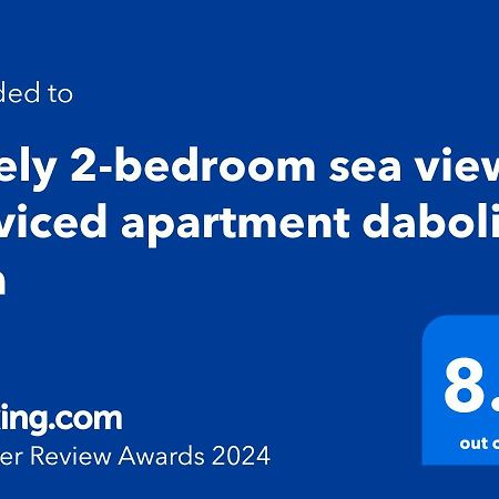 Lovely 2-Bedroom Sea View Serviced Apartment Dabolim Goa Bagian luar foto