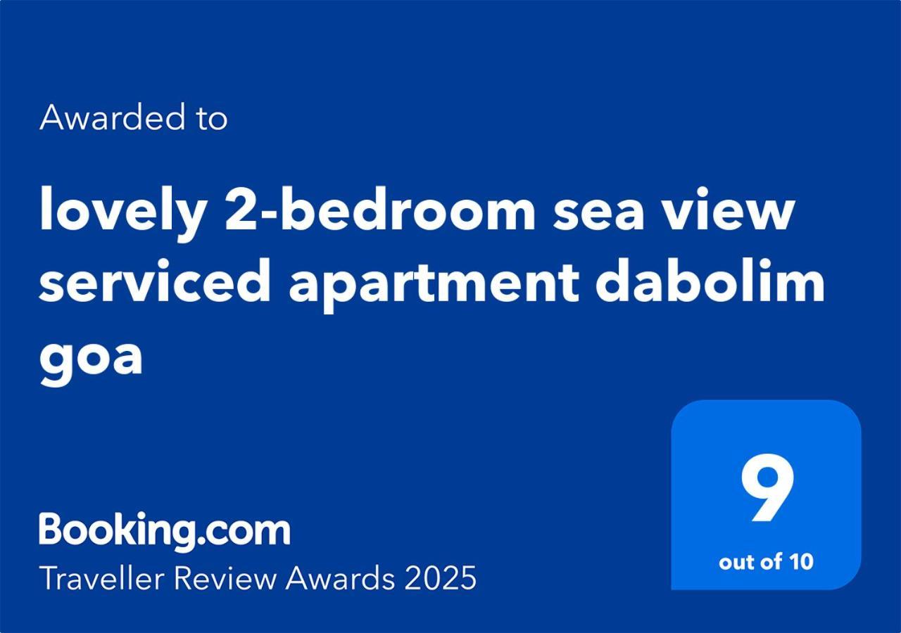 Lovely 2-Bedroom Sea View Serviced Apartment Dabolim Goa Bagian luar foto